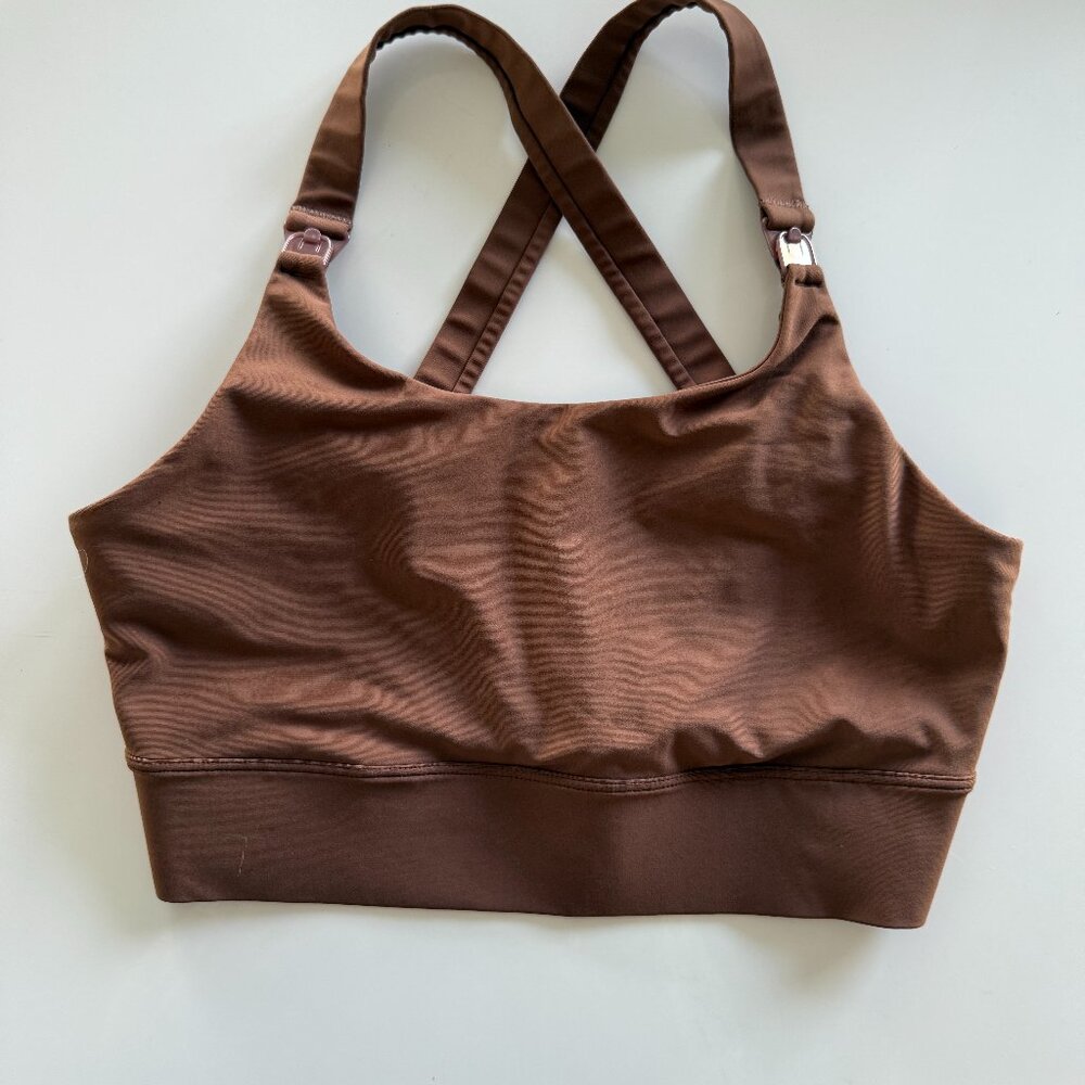 Old Navy Nursing Sports Bra Size M Brown